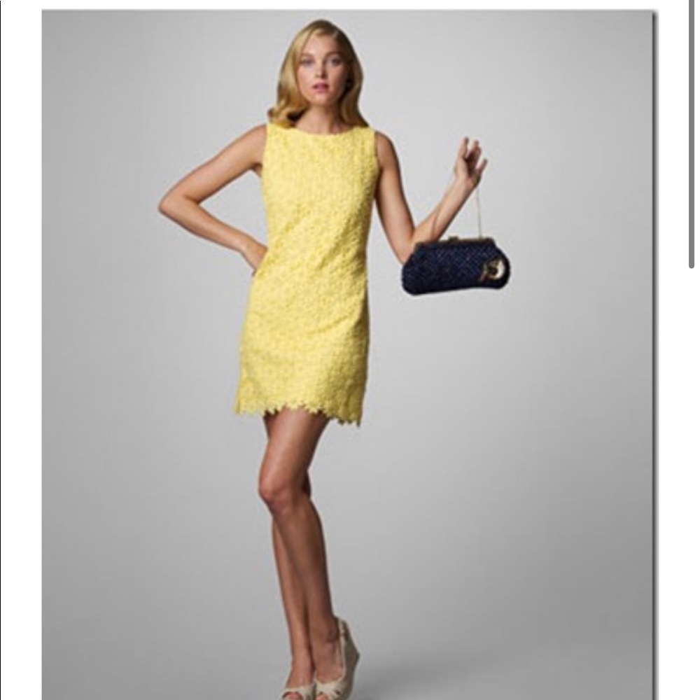 Lilly Pulitzer Lela Shift Dress — Starfruit Yellow